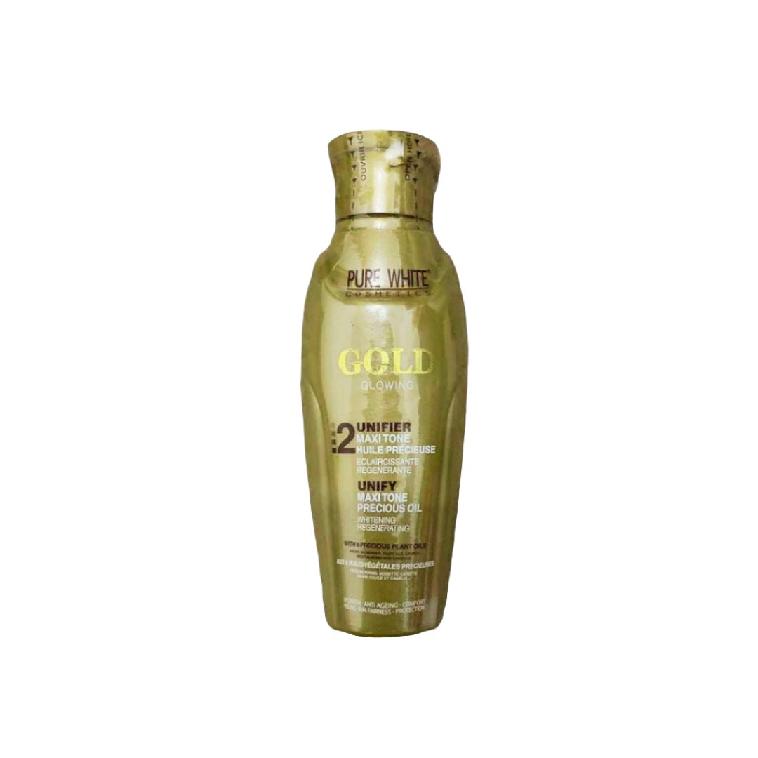 Pure White Gold Glowing 2 Unifier Maxi Tone Precicous Oil