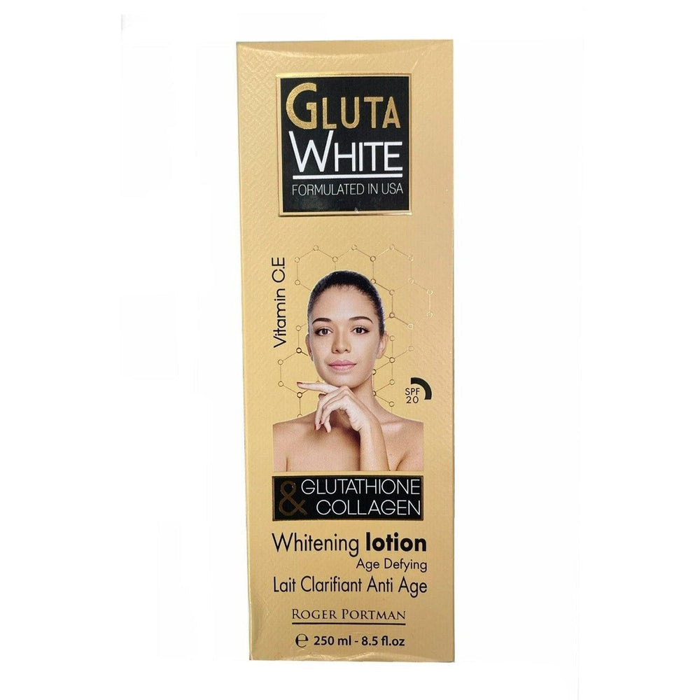 Gluta white whitening lotion glutathione & collagen (250ml)