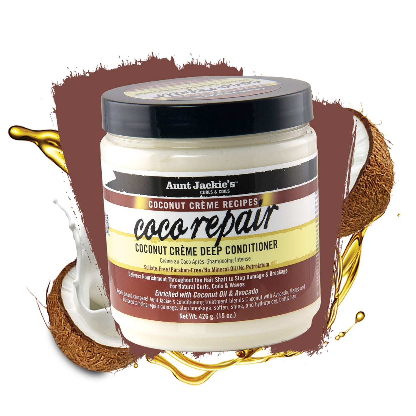 Aunt Jackies Coconut Creme Coco Repair Mousses, 436 ml