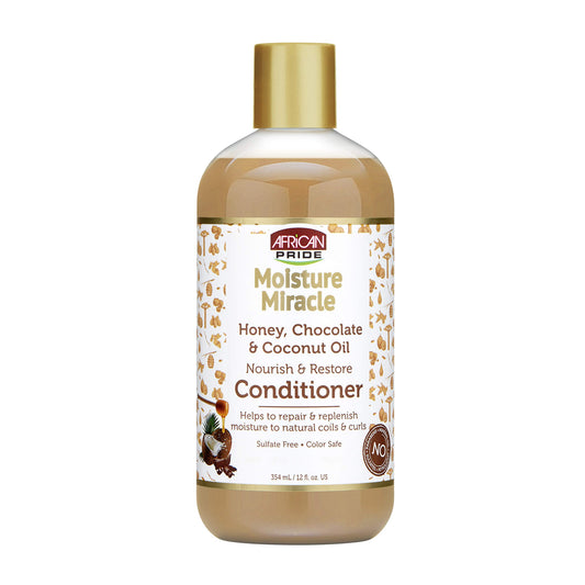 African Pride Moisture Miracle Honey & Coconut Oil Conditioner 354ml
