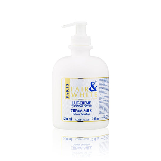 Cream-Milk with Pump, Anti-Oxidant 500ml by Fair and White Original