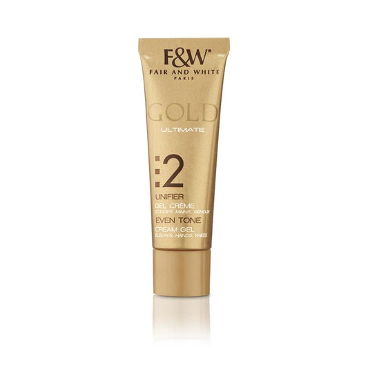 Fair & White Gold Specialized Cream Gel - Brightens Dull Skin - 30ml