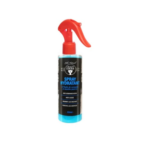 Afro naturel Crazy Locks- spray Hydratant à l'huile de carapate et menthe poivrée