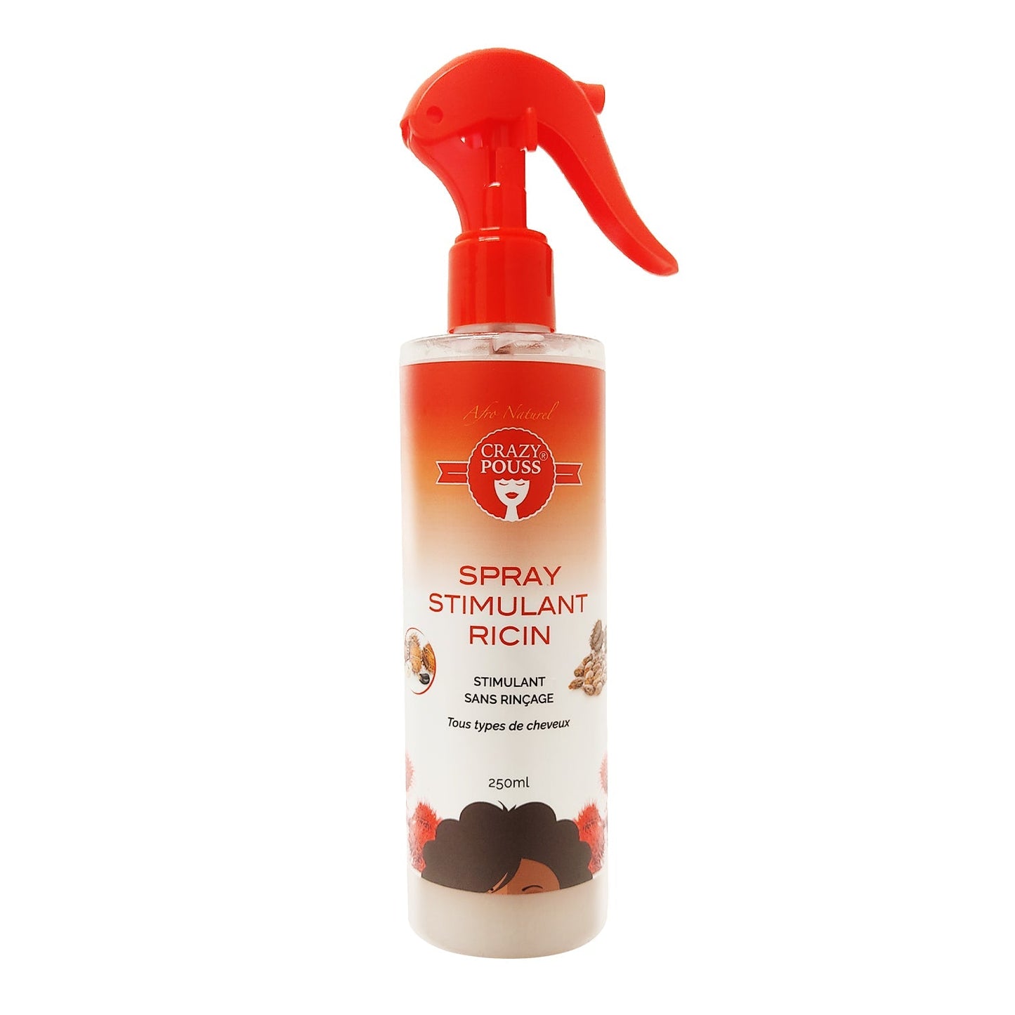 CRAZY POUSS - Spray hydratant stimulant - Blanc - Soin cheveux