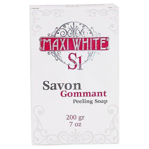 Maxi White S1 Savon Gommant Peeling Soap 200g
