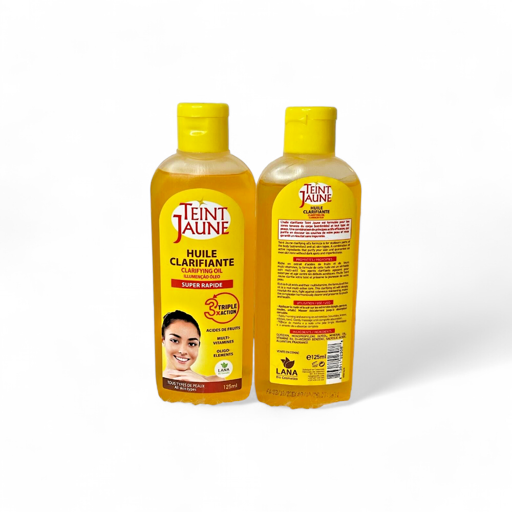 Huile clarifiante Teint Jaune